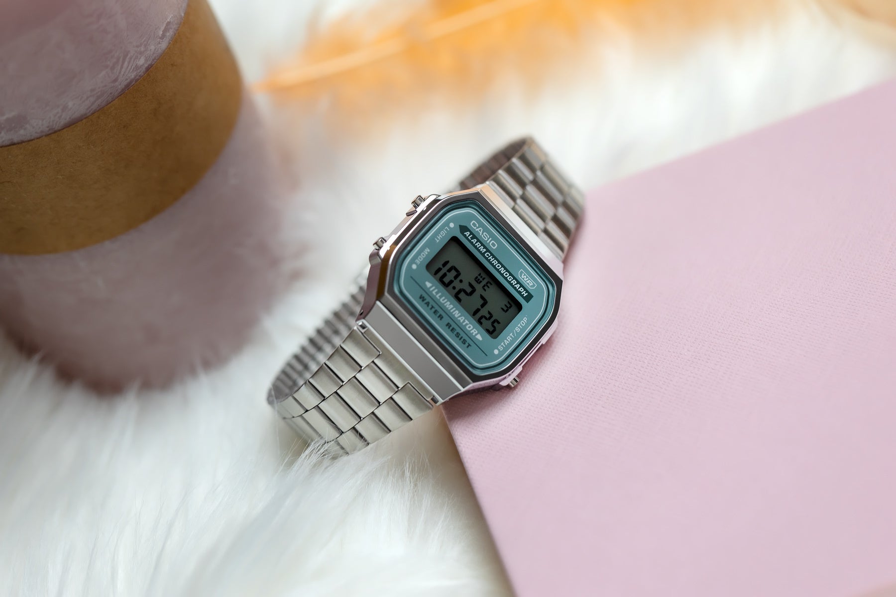 ZEGAREK UNISEX CASIO  Retro Vintage A168WA-3A + BOX-4
