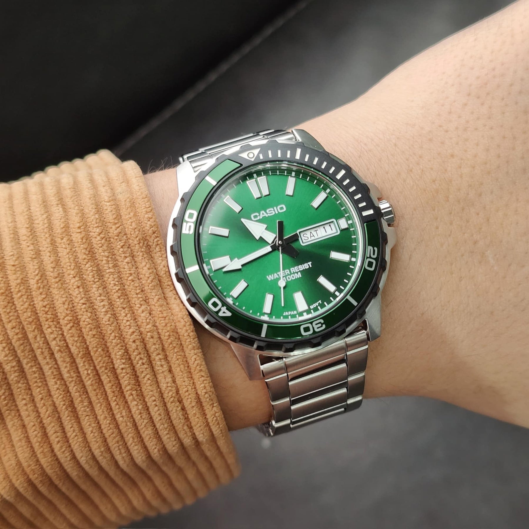 Zegarek Męski Casio Collection MTD-125D-3A + BOX-4