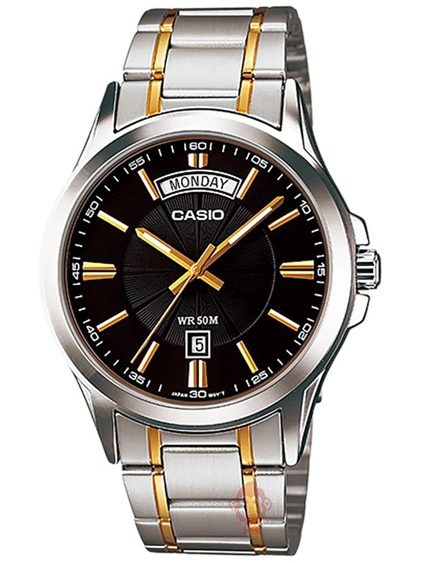ZEGAREK MĘSKI CASIO  MTP-1381G-1A (zd191d) + BOX-1