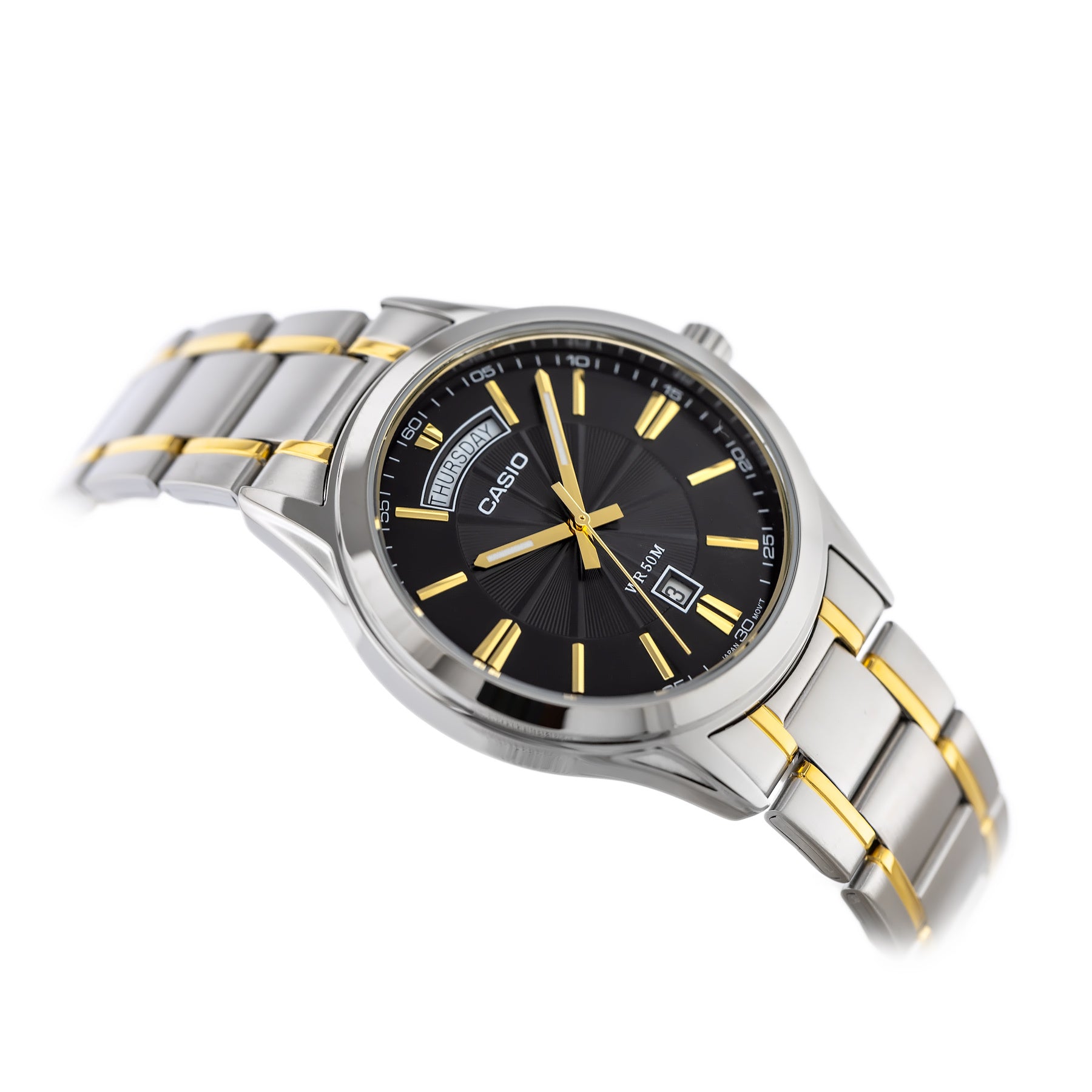 ZEGAREK MĘSKI CASIO  MTP-1381G-1A (zd191d) + BOX-3