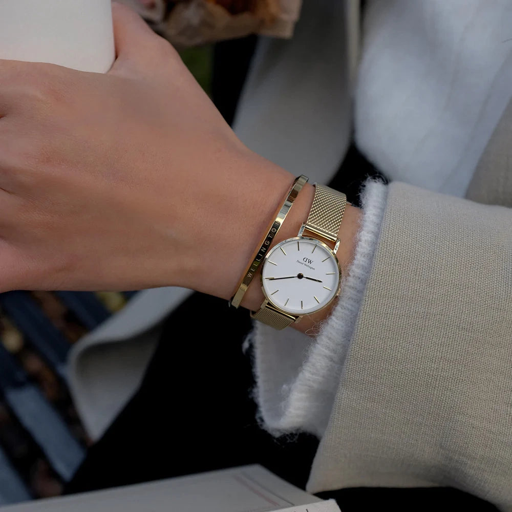 ZEGAREK DAMSKI DANIEL WELLINGTON DW00100346 - Petite Evergold 36mm-8