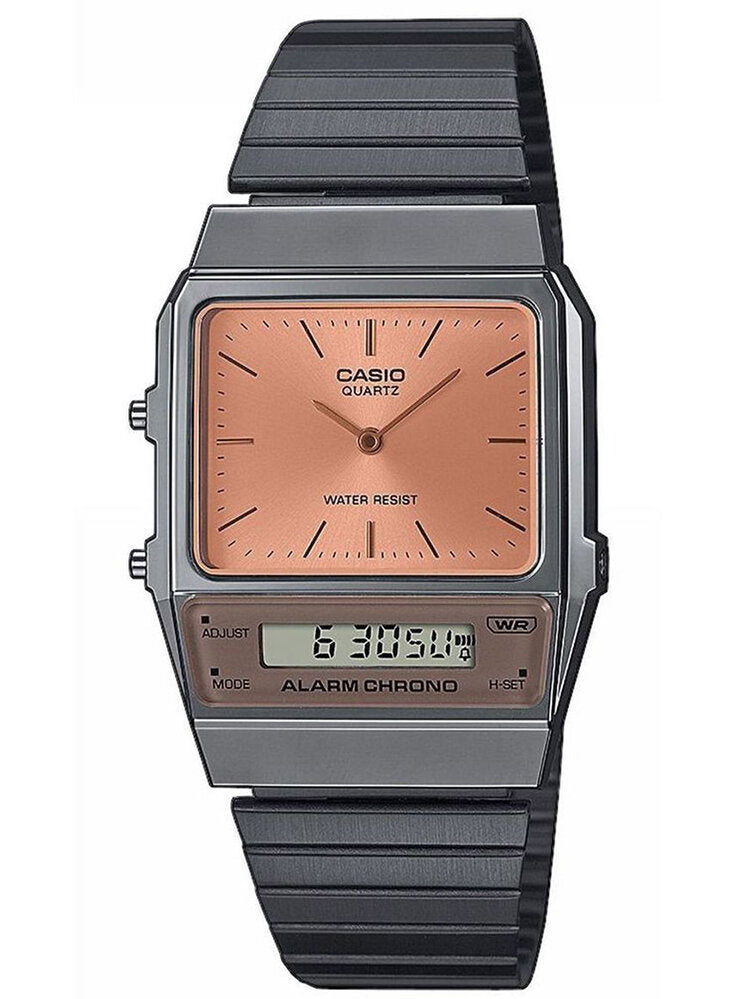 ZEGAREK UNISEX CASIO Vintage Dual Time AQ-800ECGG-4ADF + BOX-1