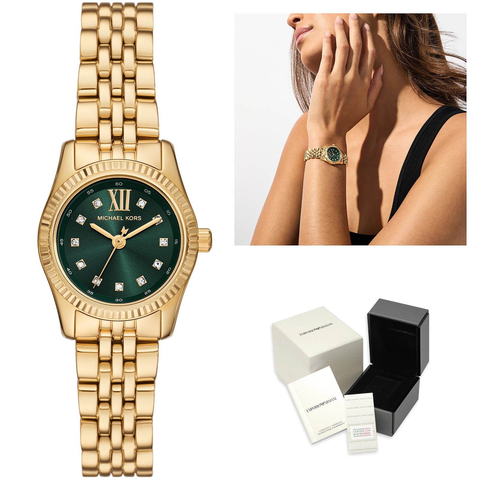 ZEGAREK DAMSKI MICHAEL KORS MK4842 - LEXINGTON + BOX-10