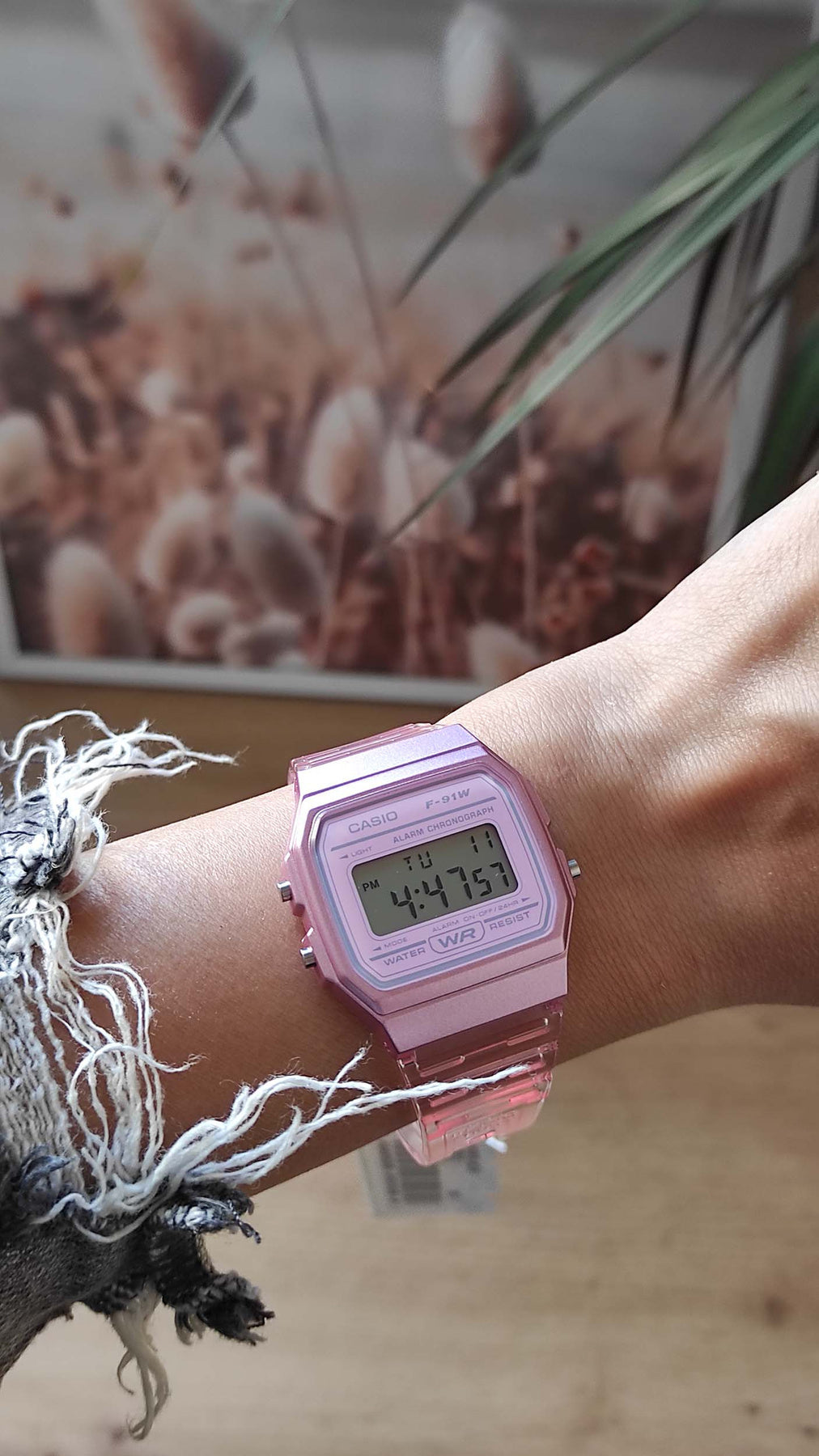 Zegarek Damski Casio Retro Vintage F-91WS-4 (zd648a) + BOX-10
