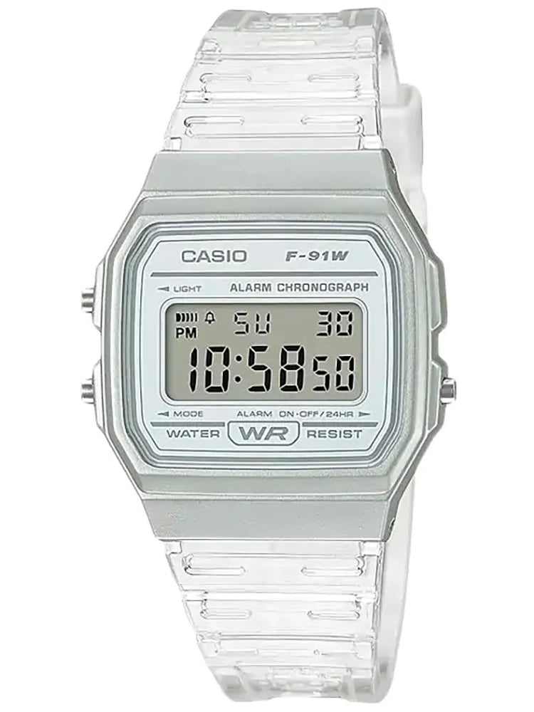 Zegarek Unisex Casio Retro Vintage F-91WS-7 (zd648c) + BOX-1