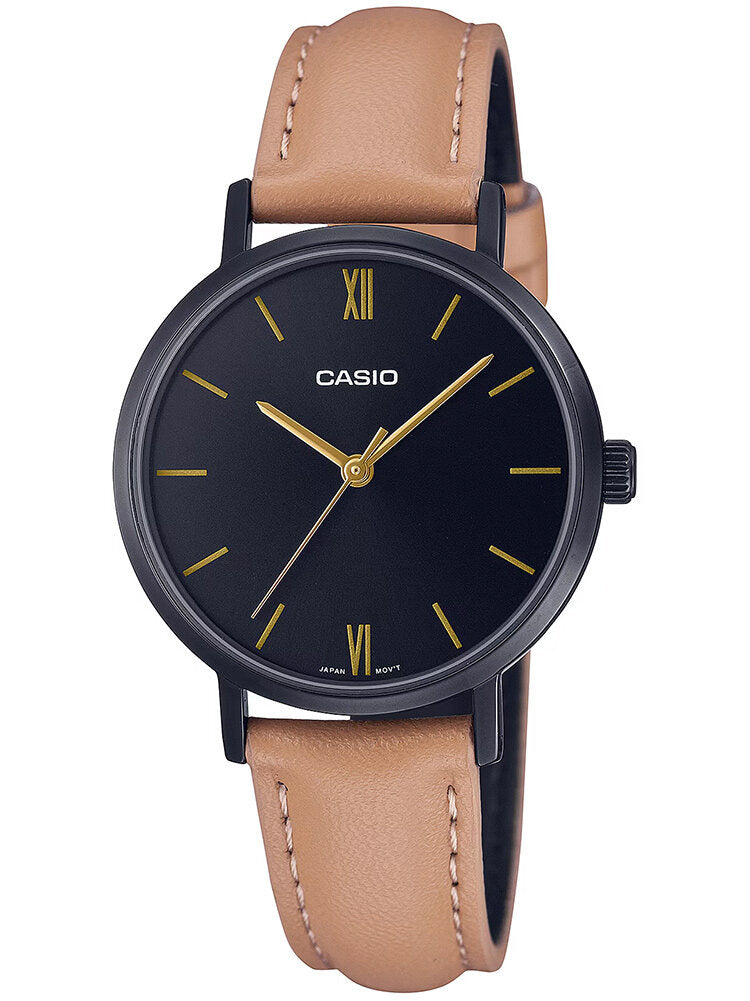 ZEGAREK DAMSKI CASIO LTP-VT02BL-1A KLASYKA + BOX-1