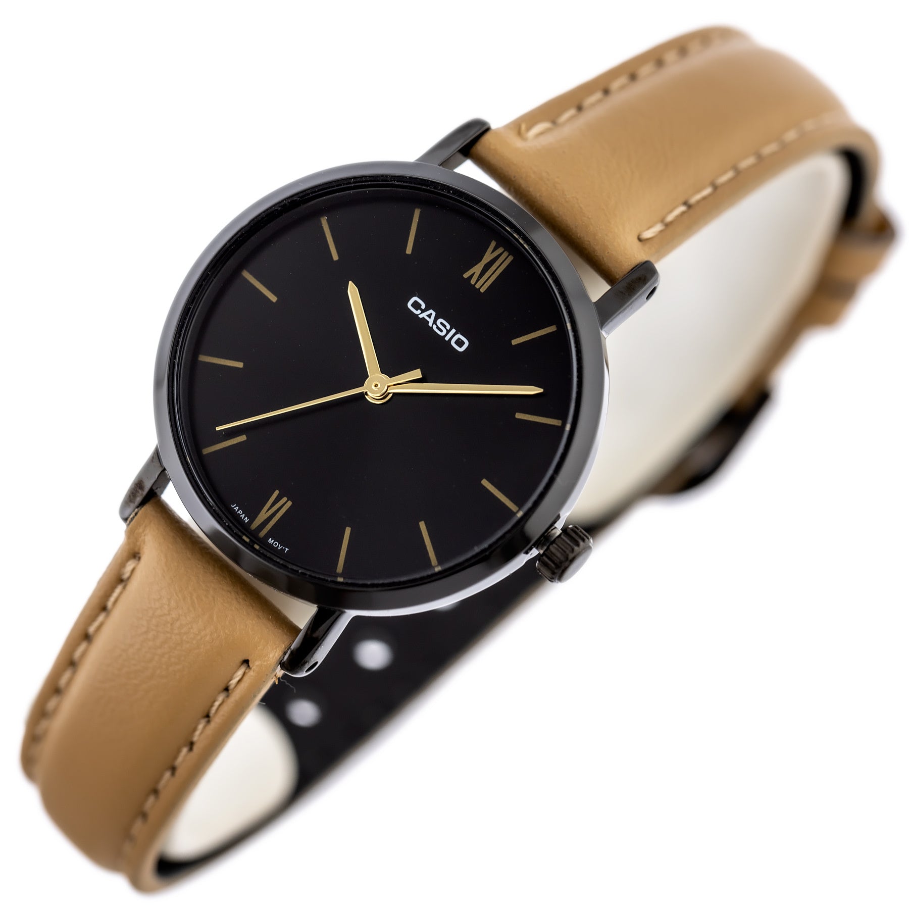 ZEGAREK DAMSKI CASIO LTP-VT02BL-1A KLASYKA + BOX-2