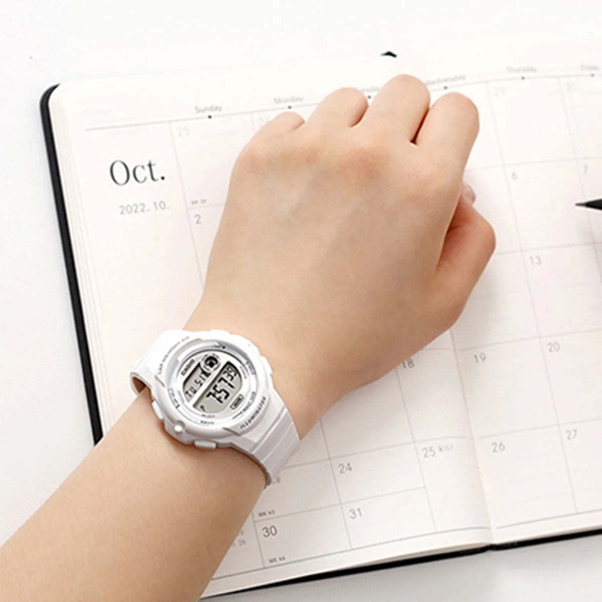 ZEGAREK DAMSKI CASIO LWS-1200H-7A1 + BOX-6
