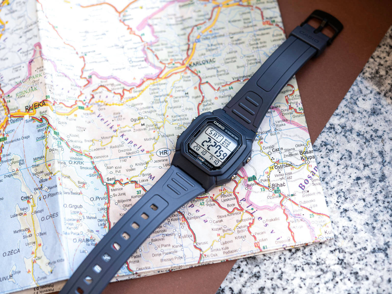 ZEGAREK MĘSKI CASIO W-800H-2A (zd100c) - KLASYKA + BOX-5