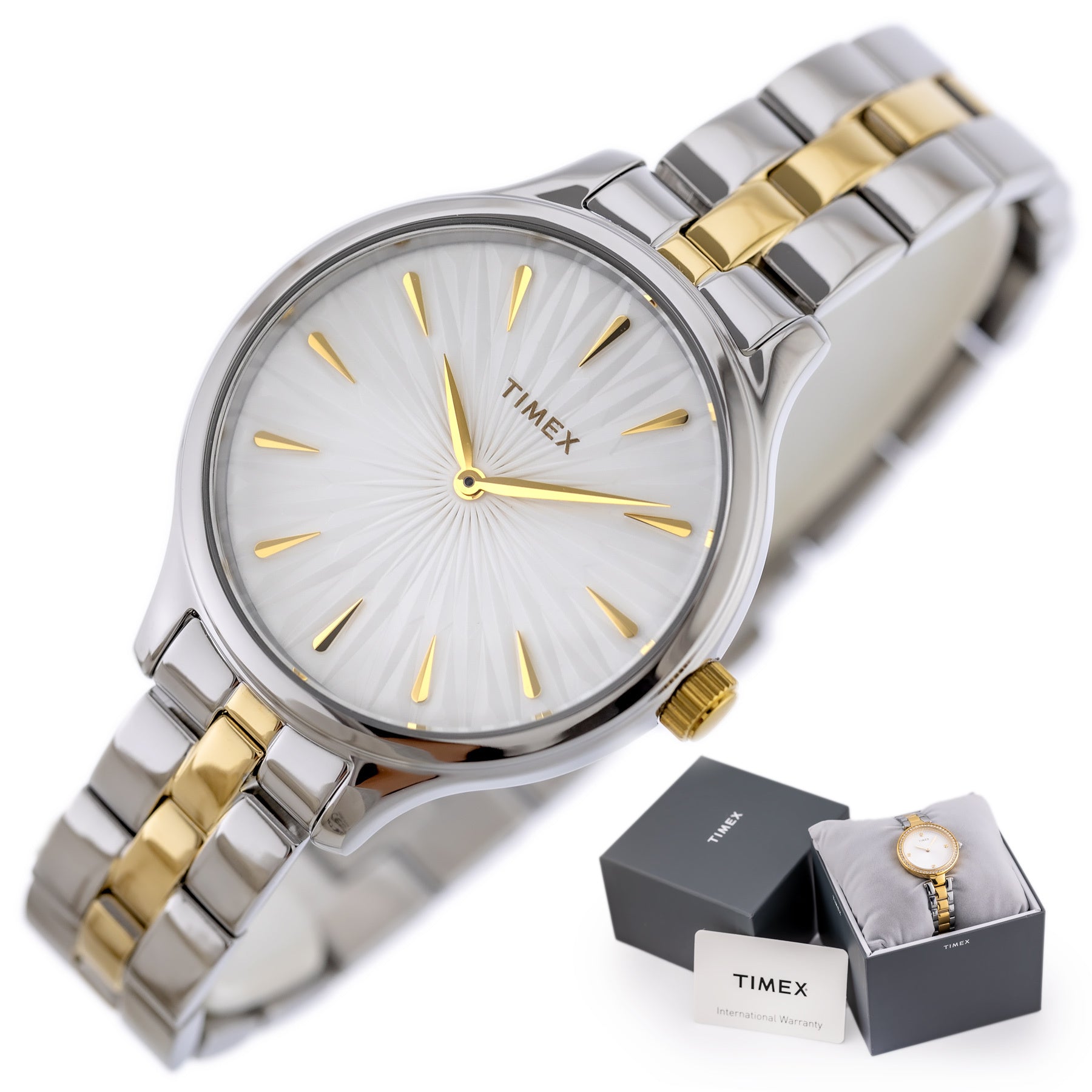 ZEGAREK DAMSKI TIMEX Peyton TW2V06500 + BOX-8