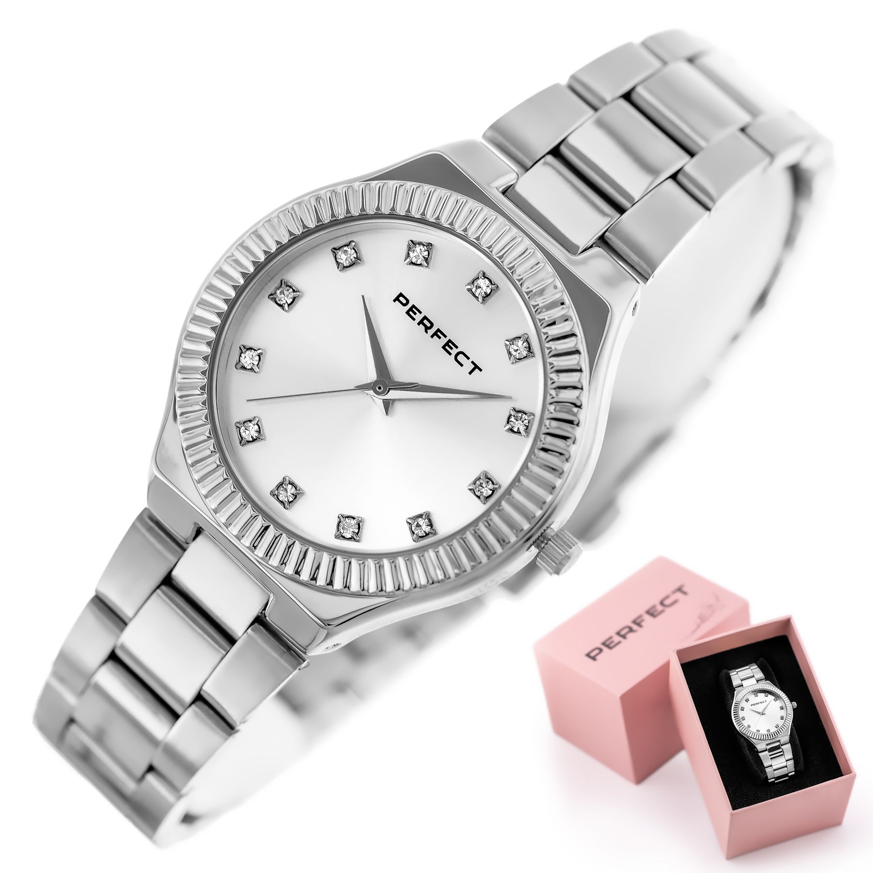 ZEGAREK DAMSKI PERFECT S391-01 (zp543b) + BOX-7