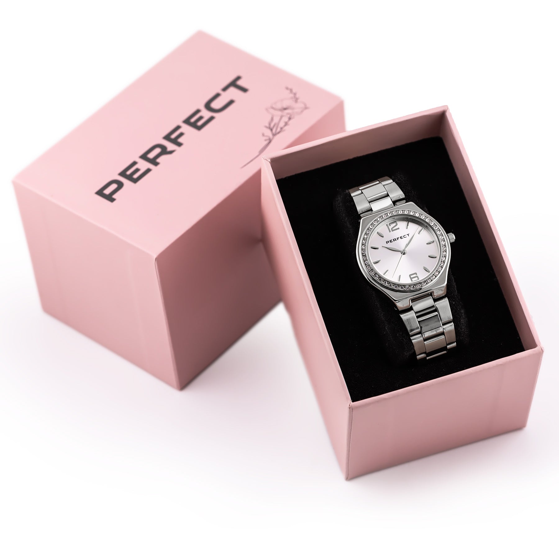 ZEGAREK DAMSKI PERFECT S390-01 (zp544d) + BOX-6