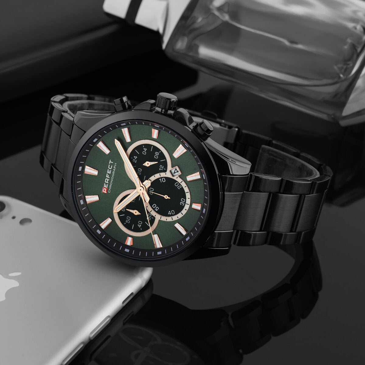 ZEGAREK MĘSKI PERFECT M510CH-04 - CHRONOGRAF (zp386d) + BOX-5