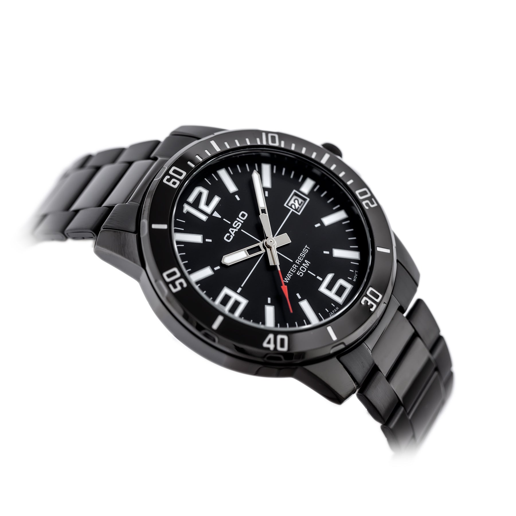 ZEGAREK MĘSKI CASIO MTP-VD01B-1B (zd169e) + BOX-3