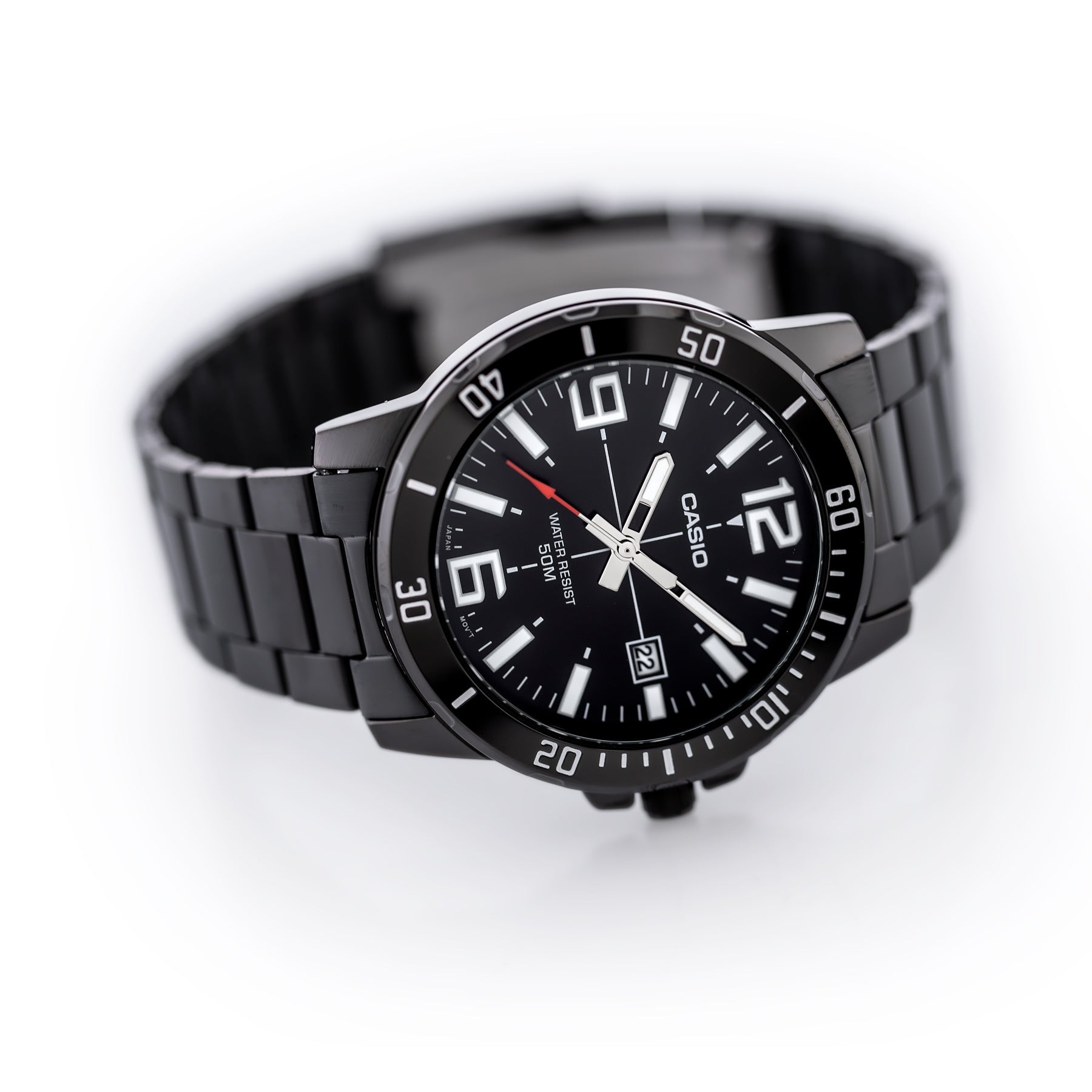 ZEGAREK MĘSKI CASIO MTP-VD01B-1B (zd169e) + BOX-4