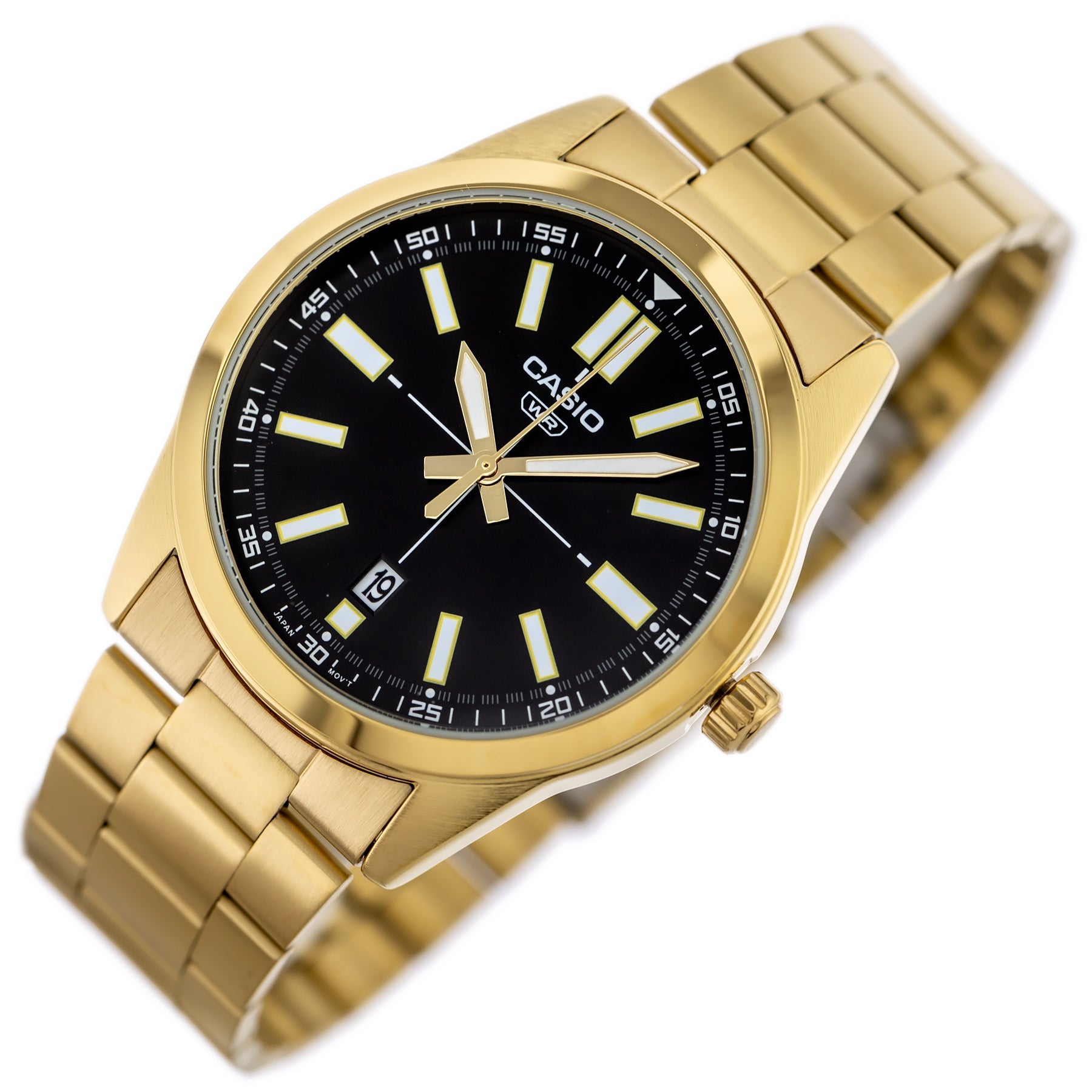 ZEGAREK MĘSKI CASIO MTP-VD02G-1E (zd217c) + BOX-2