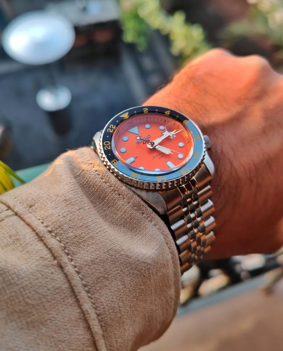 ZEGAREK MĘSKI SEIKO 5 SPORTS SSK005K1 GMT AUTOMAT WR100 + BOX-7
