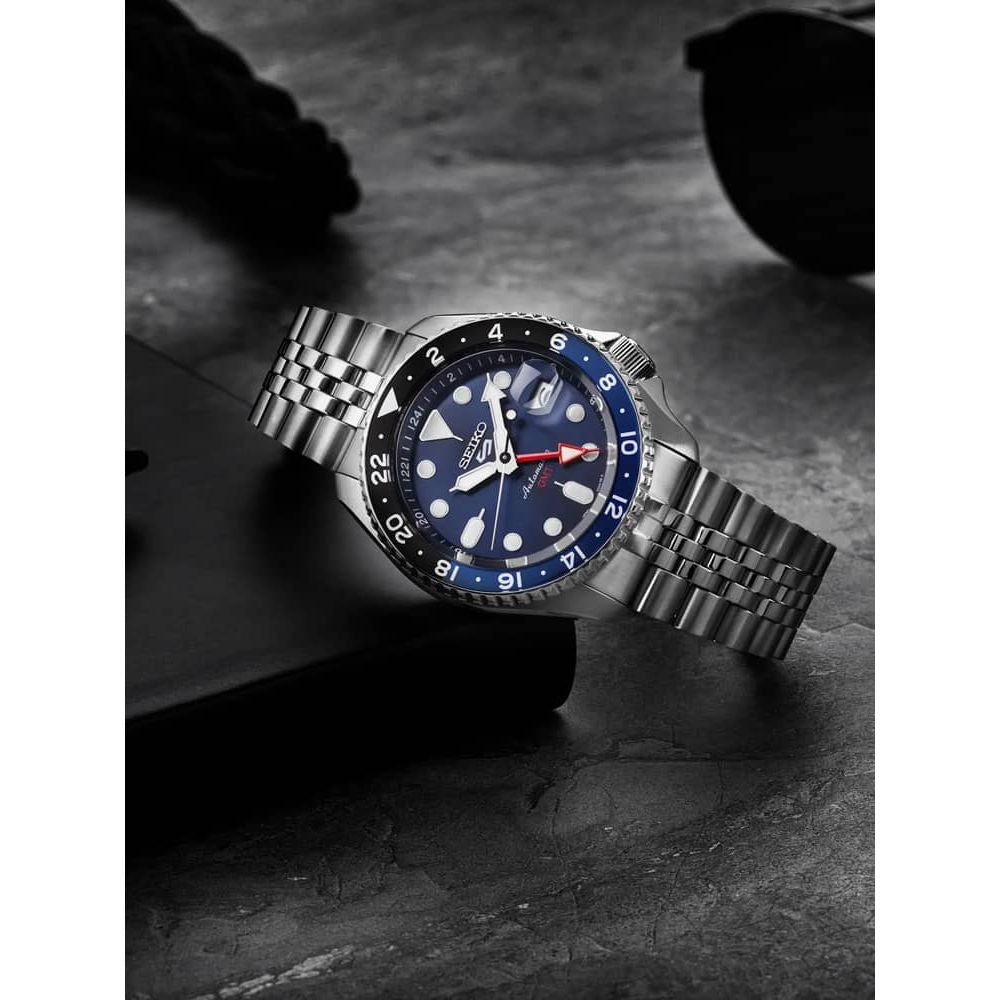 ZEGAREK MĘSKI SEIKO 5 SPORTS SSK003K1 GMT AUTOMAT WR100 + BOX-3