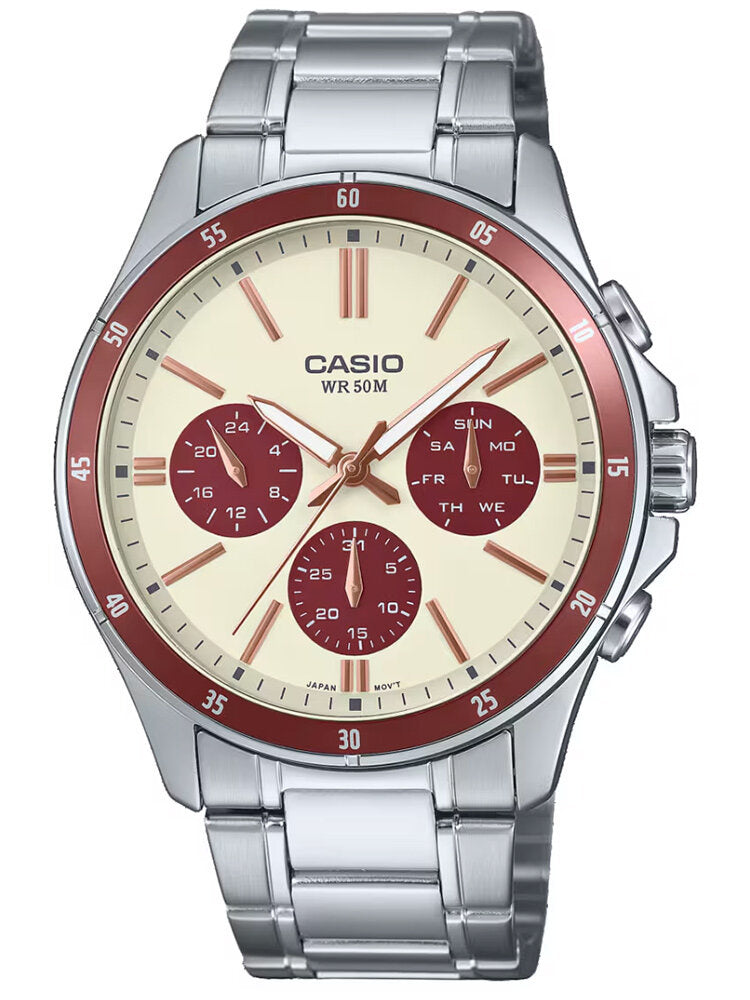 ZEGAREK MĘSKI CASIO MTP-1374D-5A2 (zd063g) + BOX-1