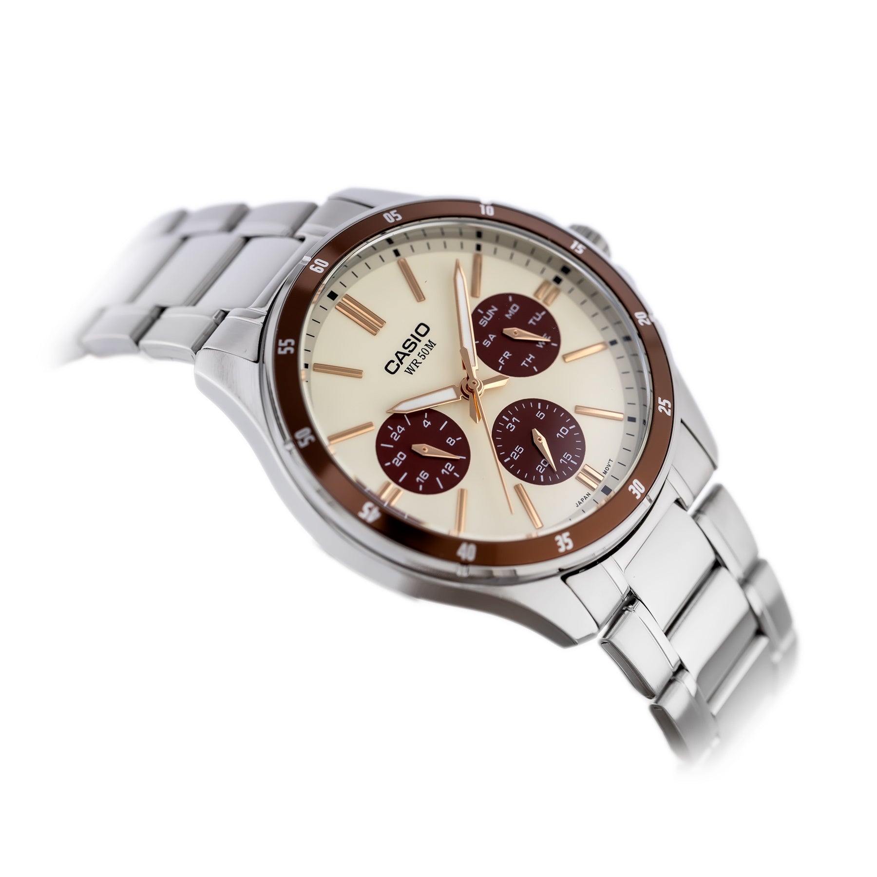 ZEGAREK MĘSKI CASIO MTP-1374D-5A2 (zd063g) + BOX-3