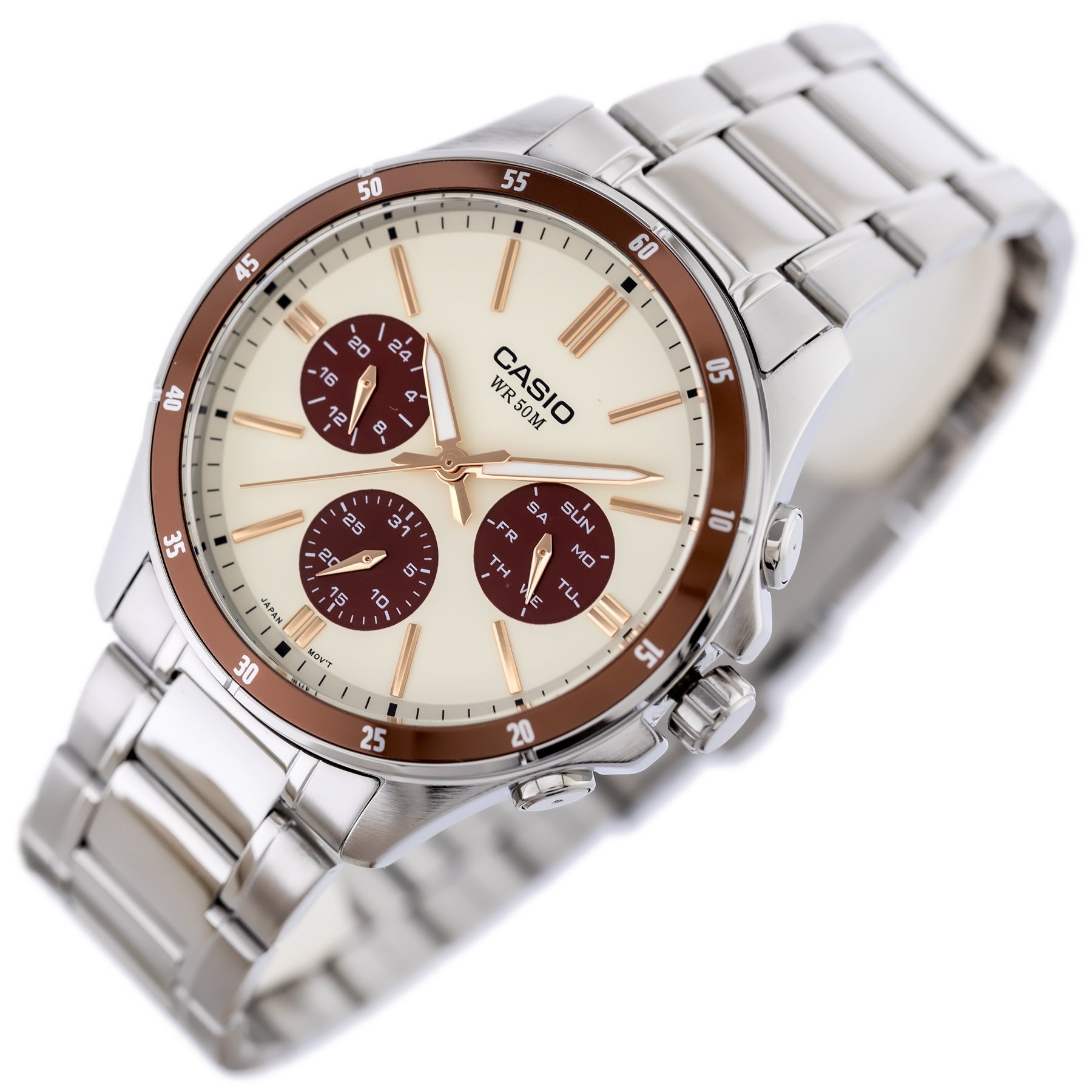 ZEGAREK MĘSKI CASIO MTP-1374D-5A2 (zd063g) + BOX-2