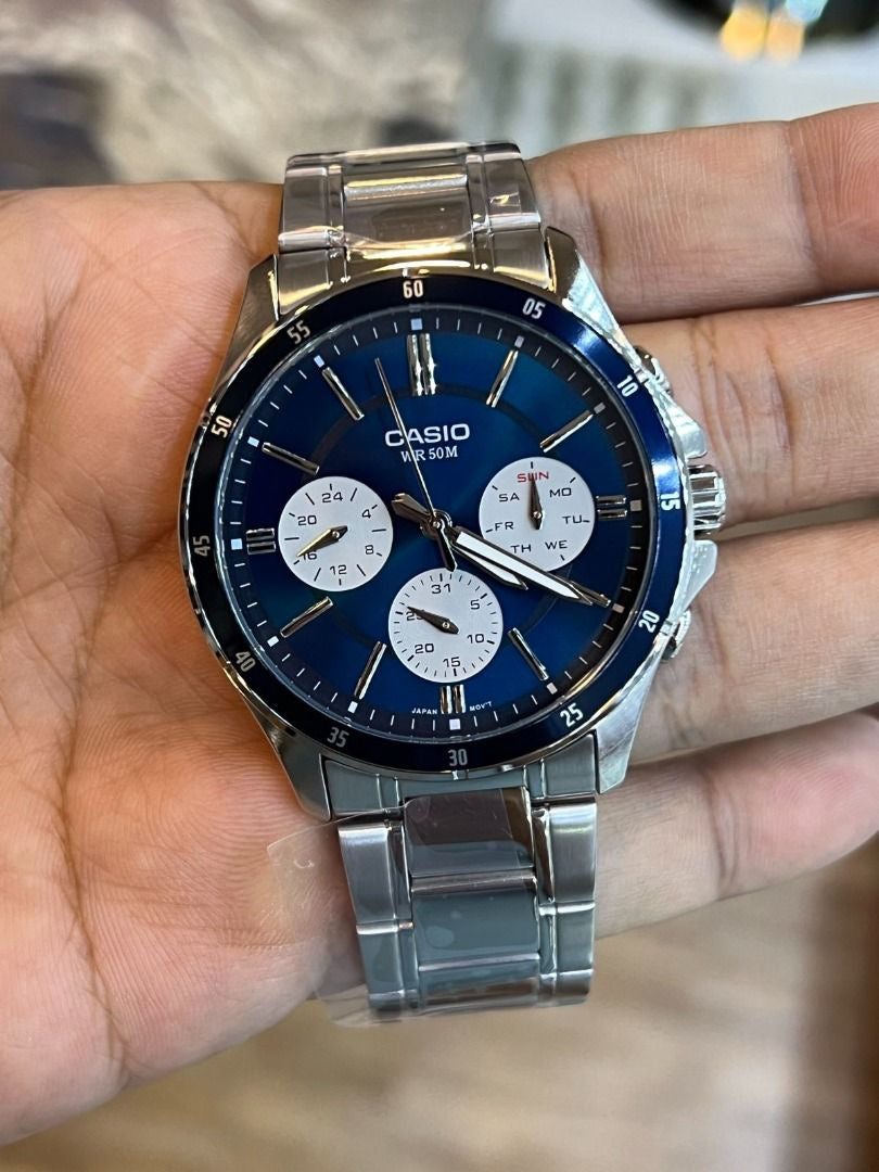 ZEGAREK MĘSKI CASIO MTP-1374D-2A3 (zd063h) + BOX-6