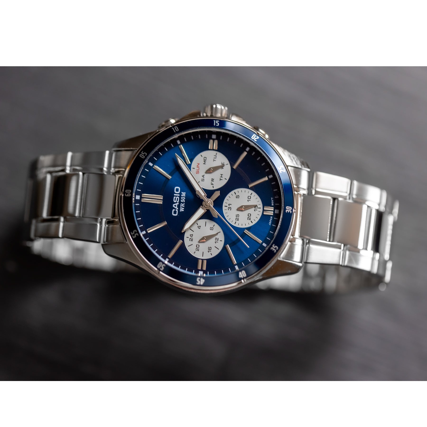 ZEGAREK MĘSKI CASIO MTP-1374D-2A3 (zd063h) + BOX-7