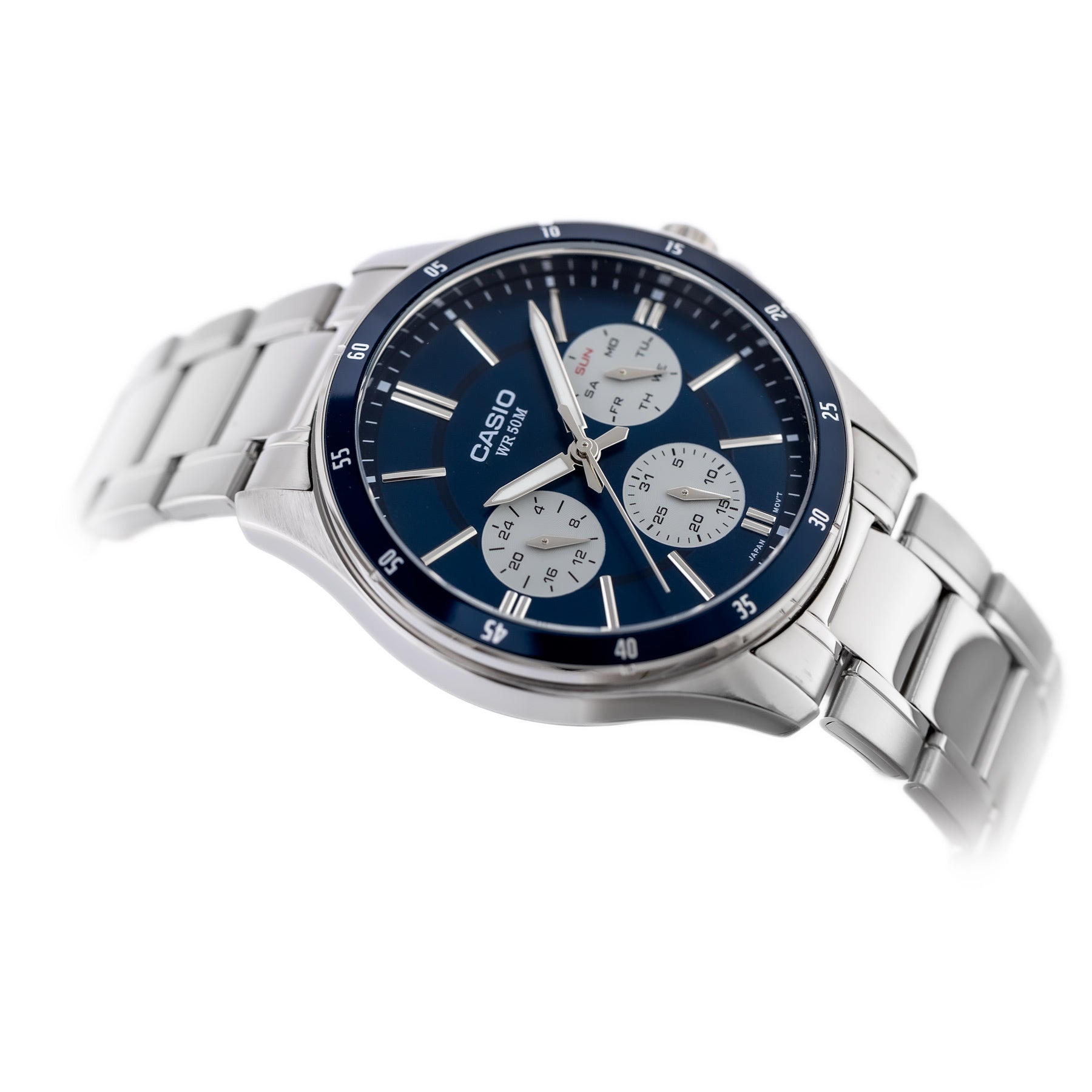 ZEGAREK MĘSKI CASIO MTP-1374D-2A3 (zd063h) + BOX-3