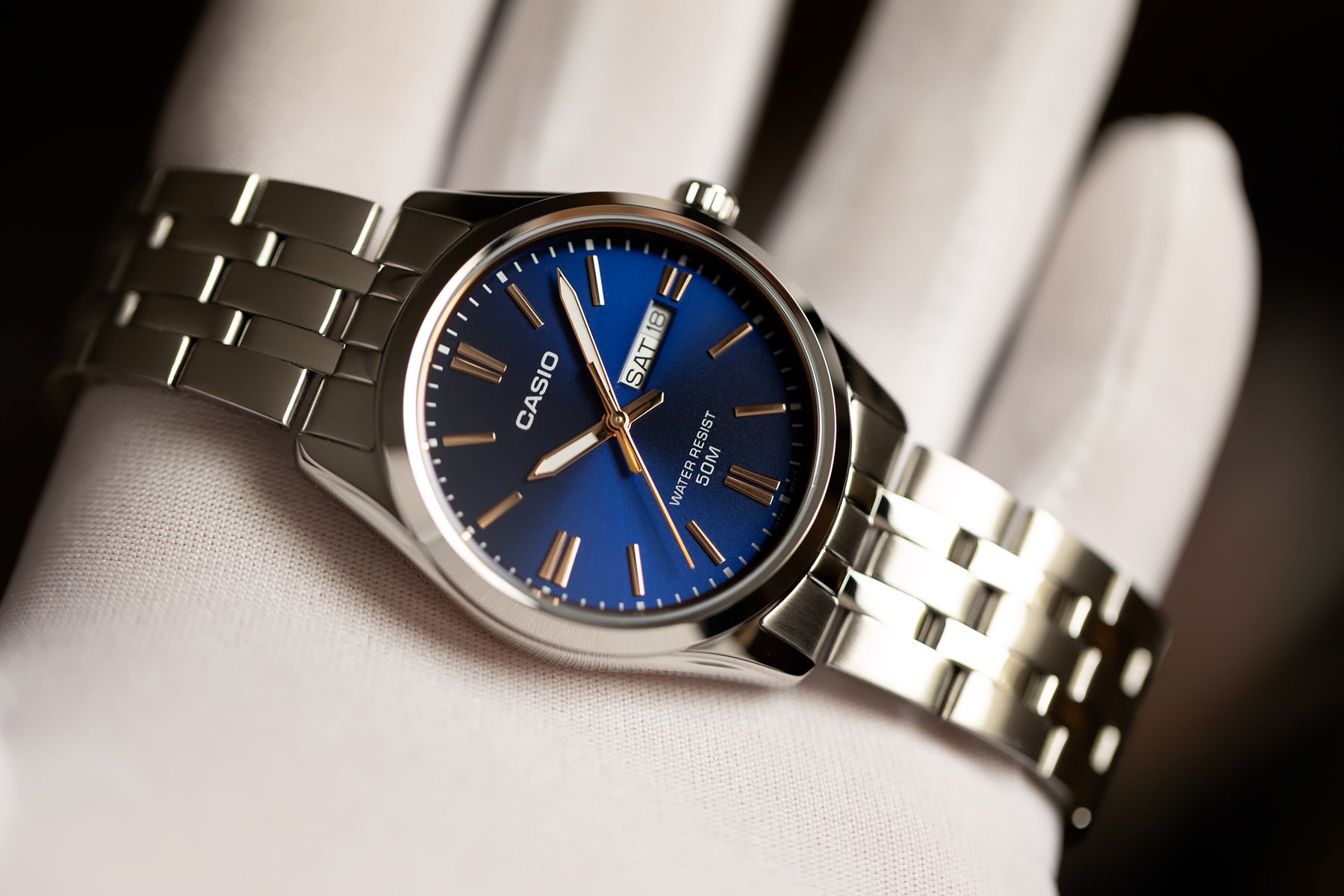 ZEGAREK MĘSKI CASIO MTP-1335D-2A2 (zd026c) + BOX-6