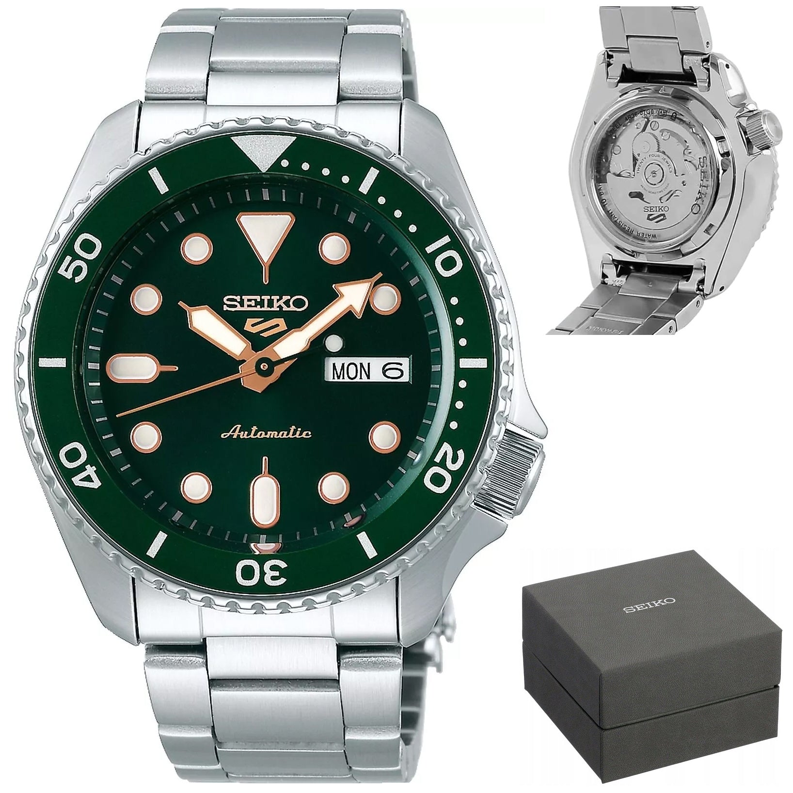 ZEGAREK MĘSKI SEIKO 5 SRPD63K1 AUTOMAT + BOX-10
