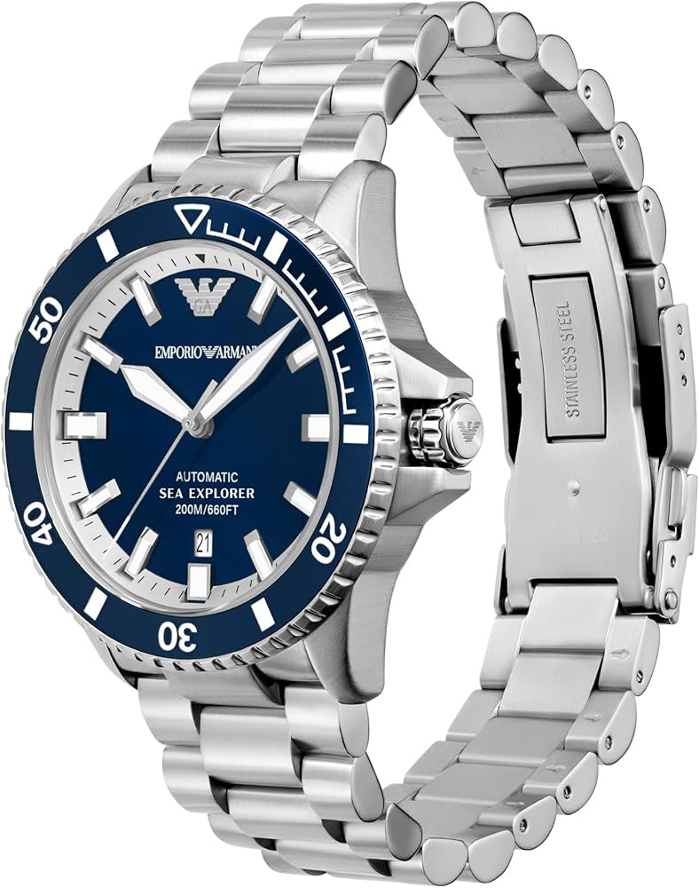 ZEGAREK MĘSKI EMPORIO ARMANI AR60079 Sea Explorer AUTOMATIC (zi110a) + BOX-2