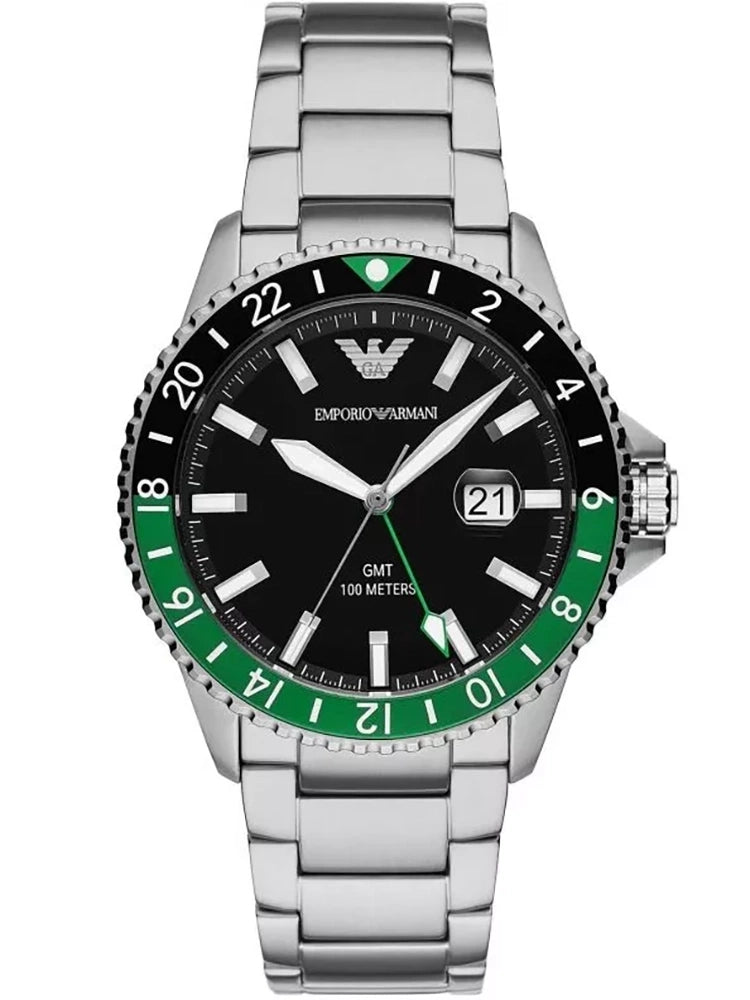 ZEGAREK MĘSKI EMPORIO ARMANI AR11589 - Diver GMT (zi112a)-1