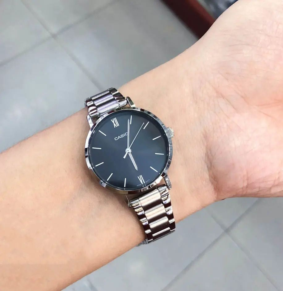 ZEGAREK DAMSKI CASIO LTP-VT02D-1A  + BOX-3
