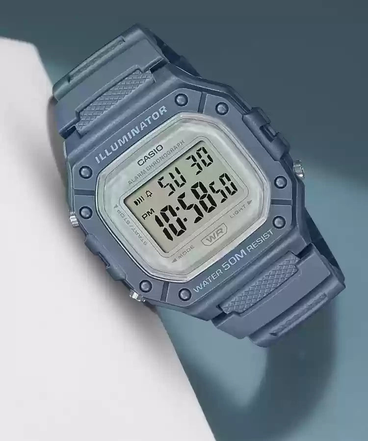 Zegarek Męski Casio W-218HC-2AVDF ( zd208g) + BOX-5