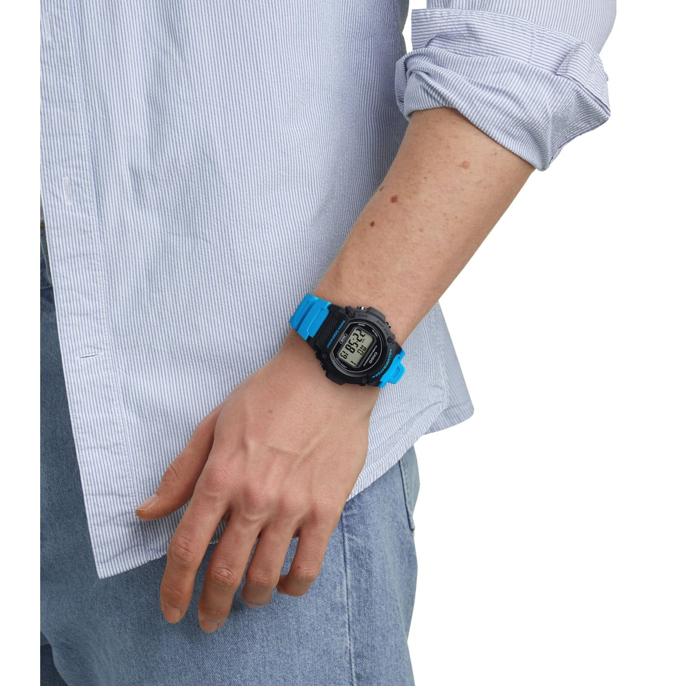 Zegarek Męski Casio W-219H-2A2VEF (zd207f) + BOX-8