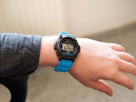 Zegarek Męski Casio W-219H-2A2VEF (zd207f) + BOX-5