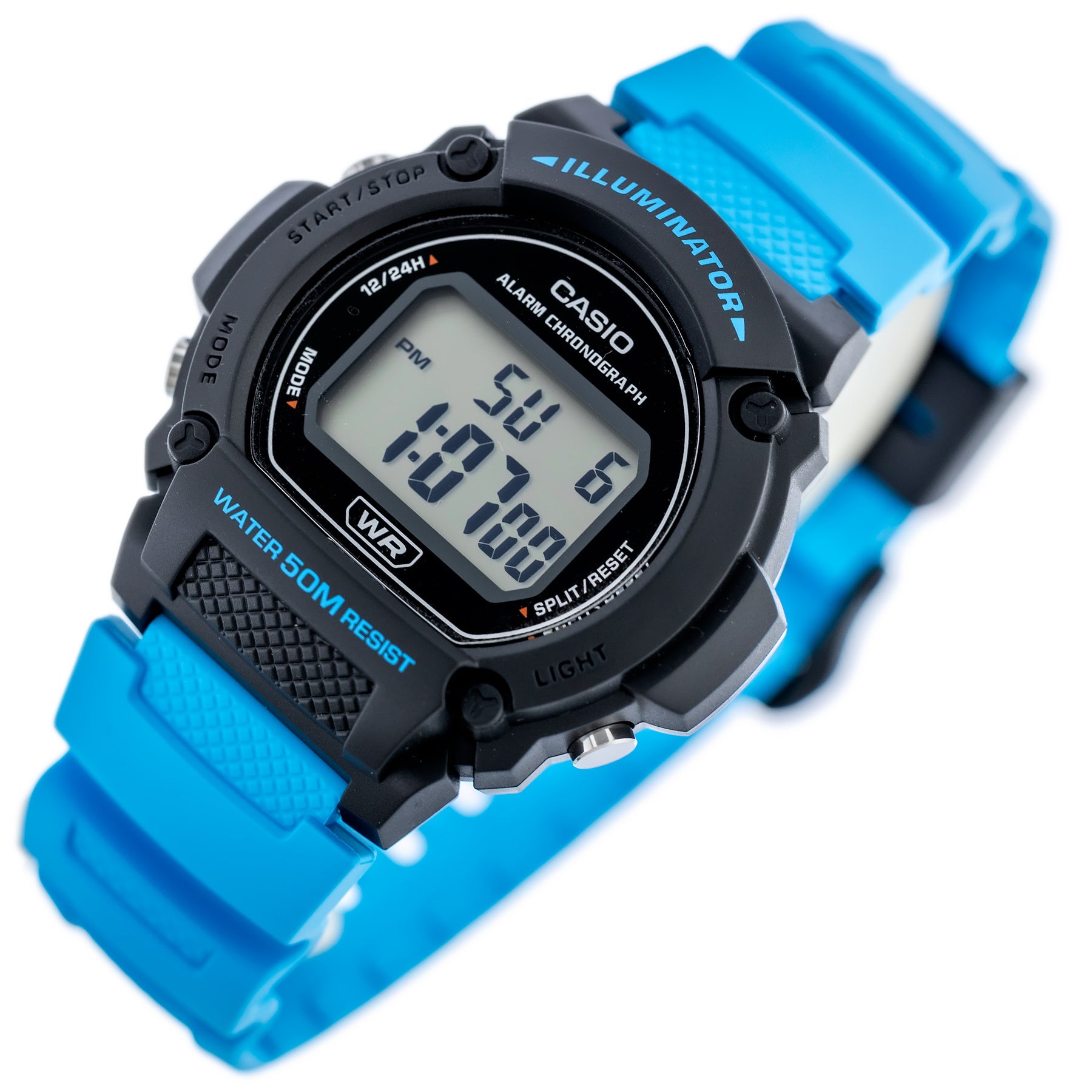 Zegarek Męski Casio W-219H-2A2VEF (zd207f) + BOX-2