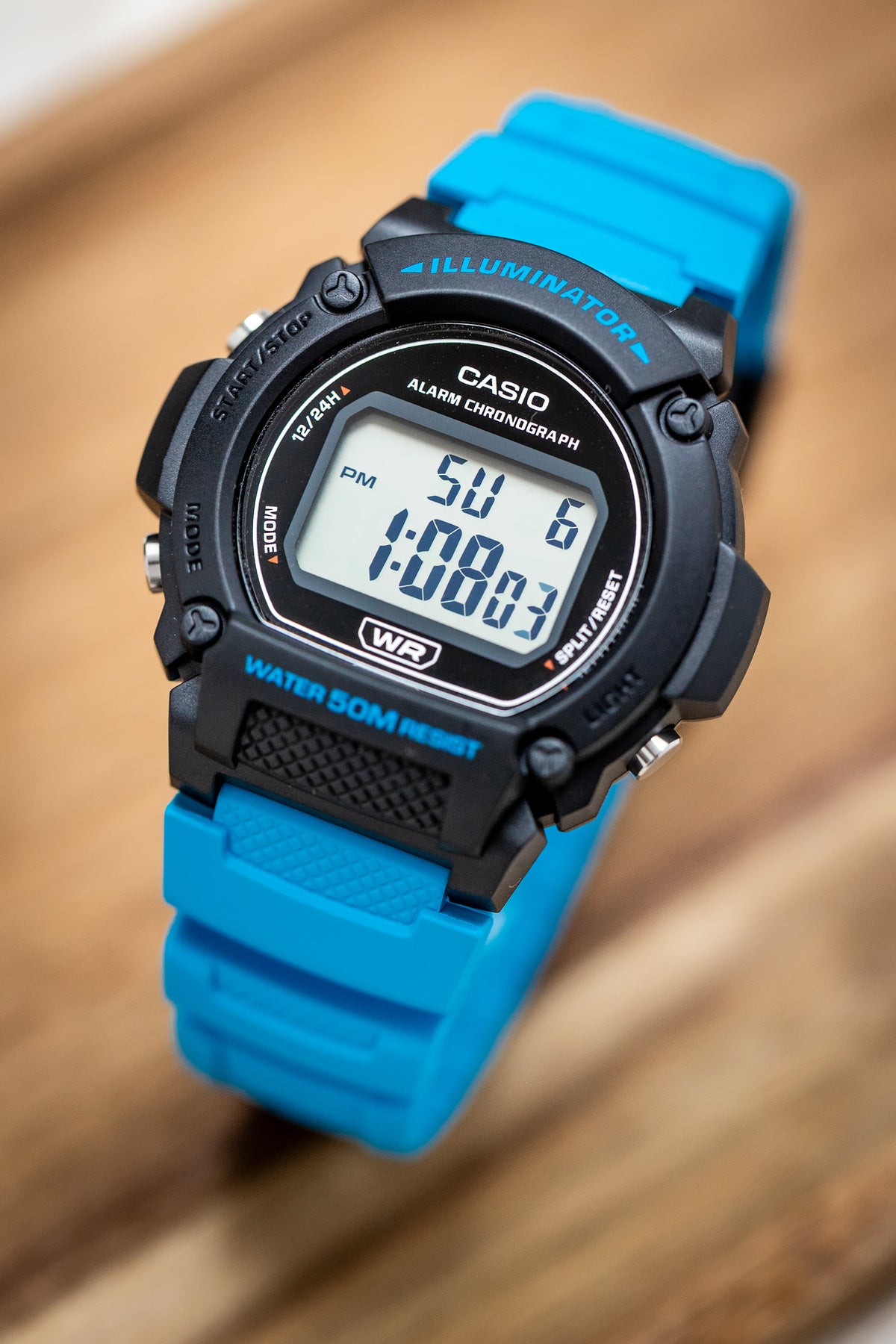 Zegarek Męski Casio W-219H-2A2VEF (zd207f) + BOX-7