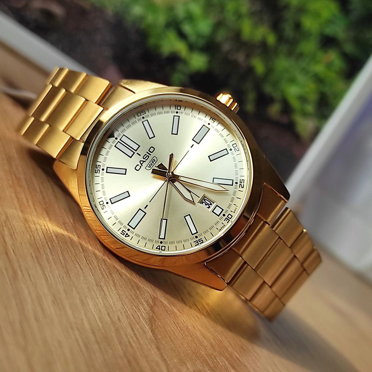 ZEGAREK MĘSKI CASIO MTP-VD02G-9EUDF (zd217d) + BOX-4