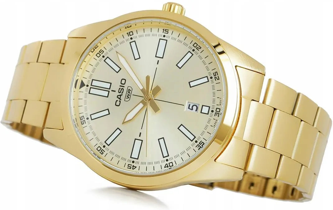 ZEGAREK MĘSKI CASIO MTP-VD02G-9EUDF (zd217d) + BOX-2