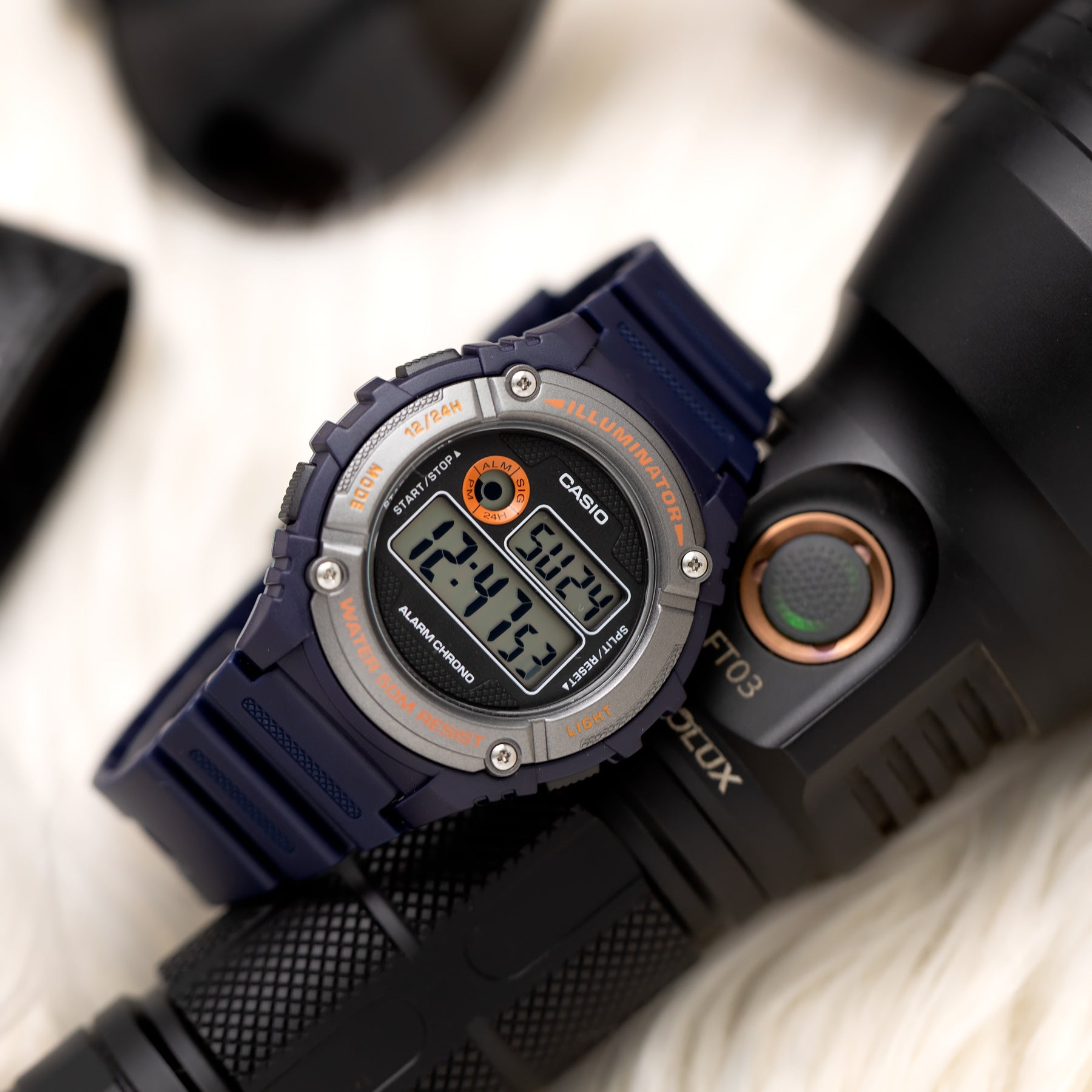 Zegarek Męski Casio W-216H-2BVDF + BOX-4