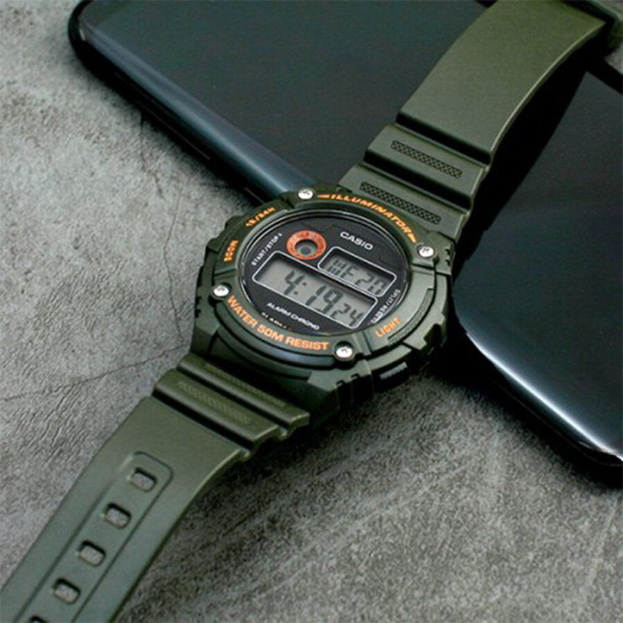 Zegarek Męski Casio W-216H-3B + BOX-3