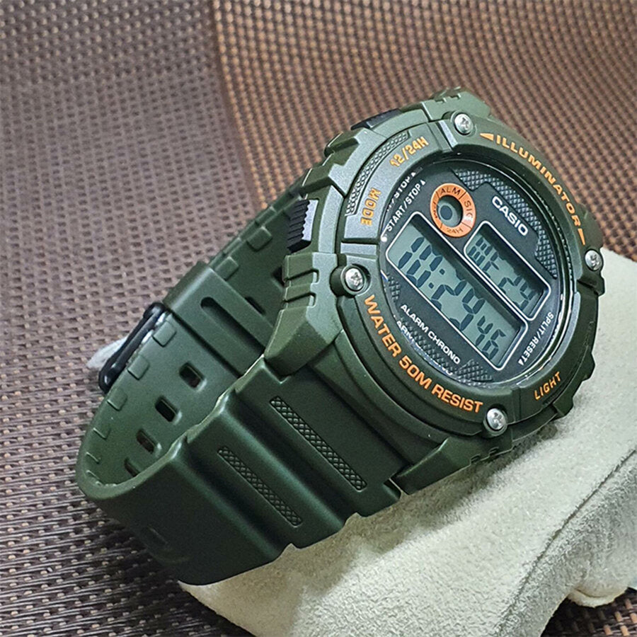 Zegarek Męski Casio W-216H-3B + BOX-4