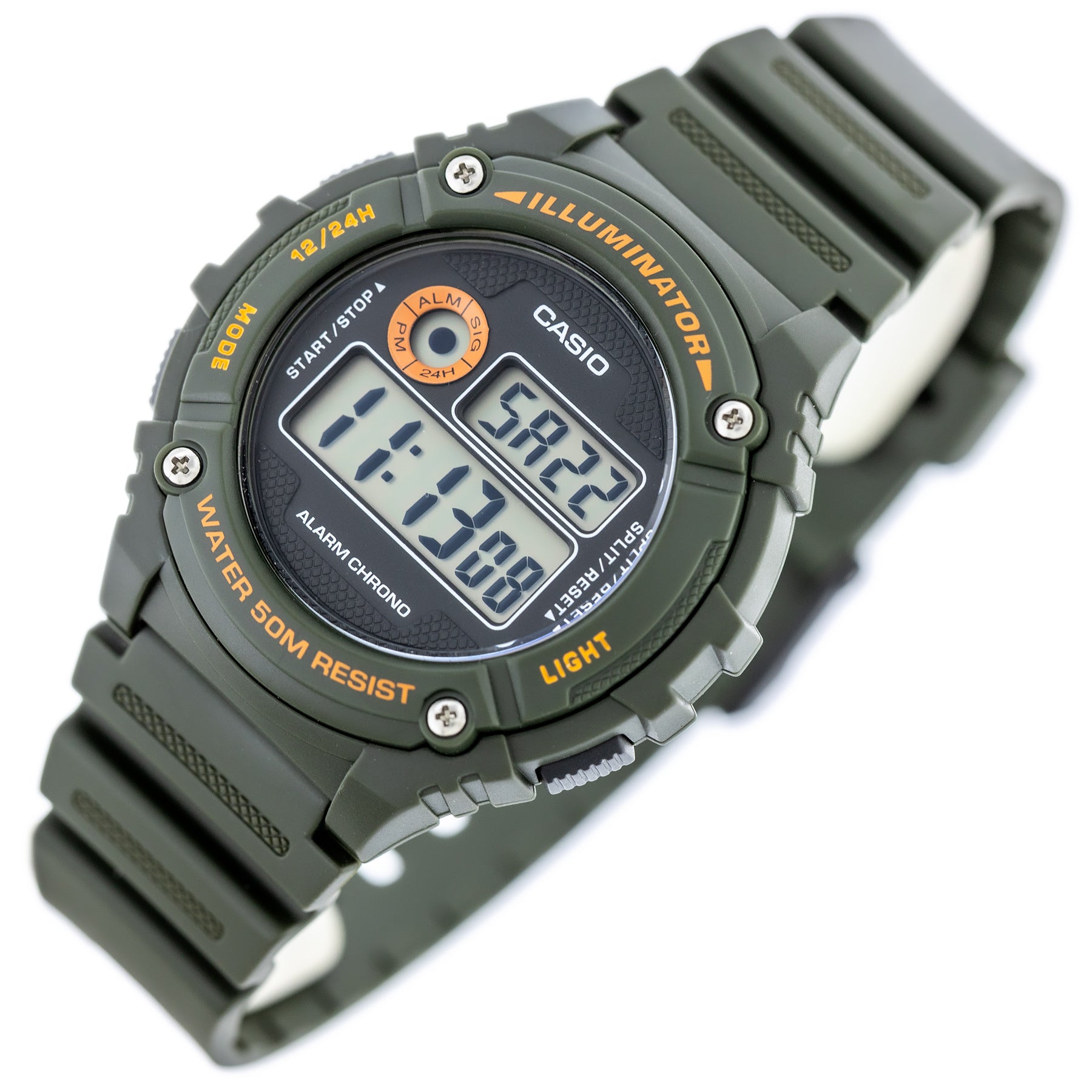 Zegarek Męski Casio W-216H-3B + BOX-6