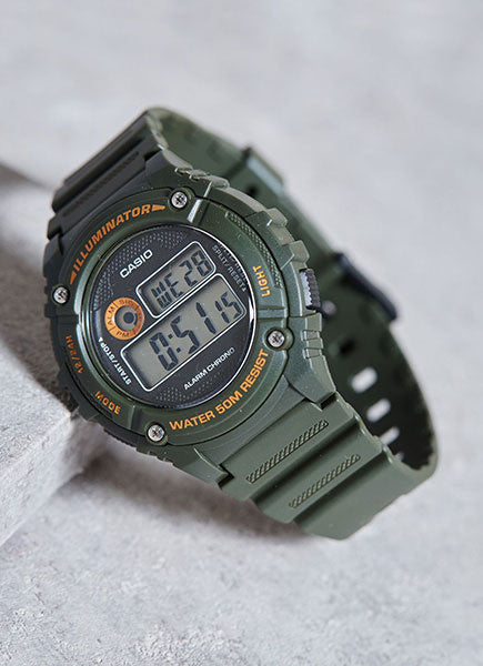 Zegarek Męski Casio W-216H-3B + BOX-2
