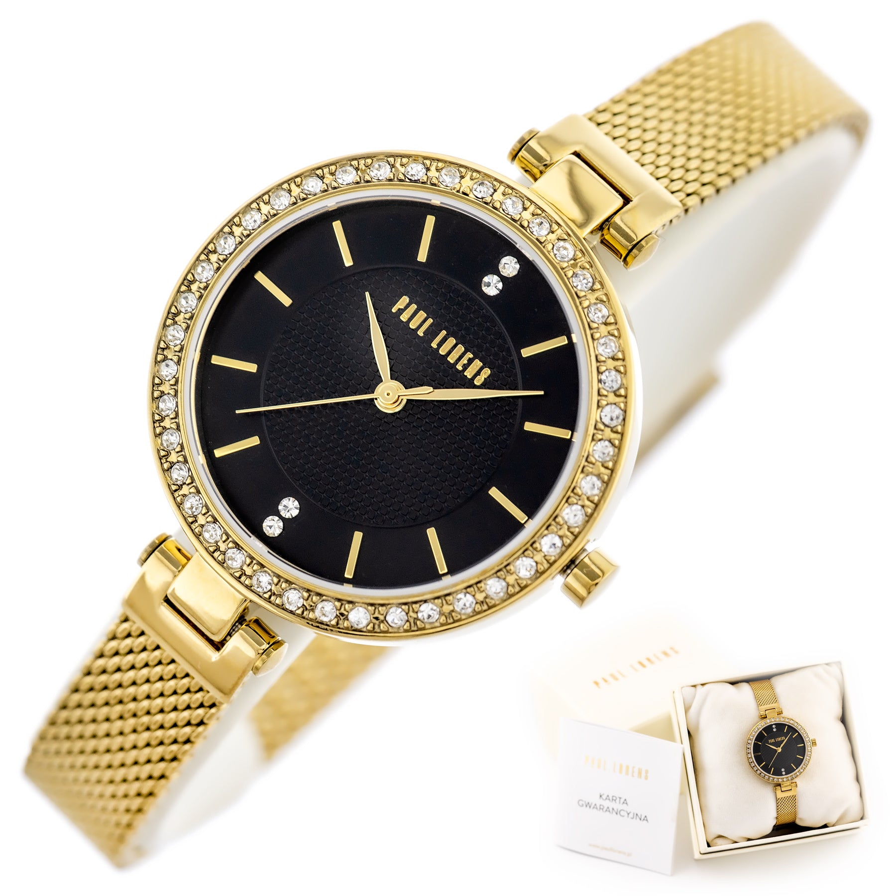 ZEGAREK DAMSKI PAUL LORENS -   PL10995B-1D1 (zg546a) + BOX-11