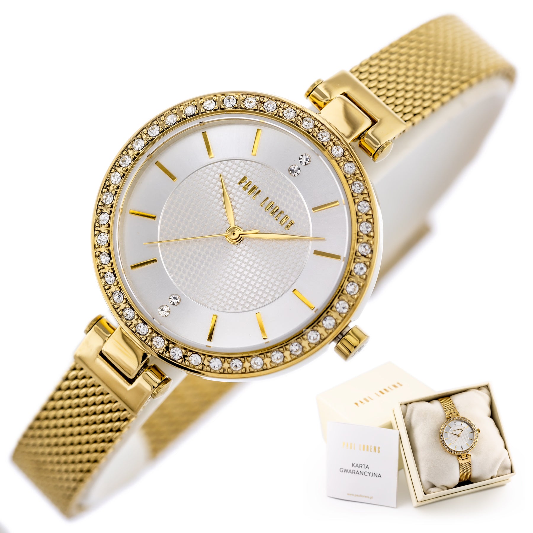 ZEGAREK DAMSKI PAUL LORENS -   PL10995B-3D1 (zg546c) + BOX-10