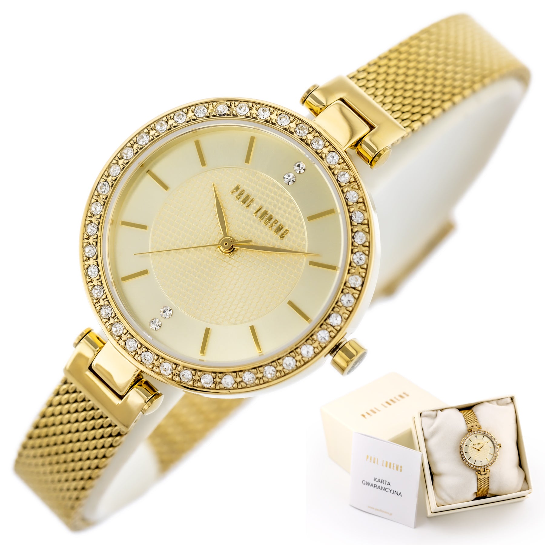 ZEGAREK DAMSKI PAUL LORENS -   PL10995B-4D1  (zg546d) + BOX-10