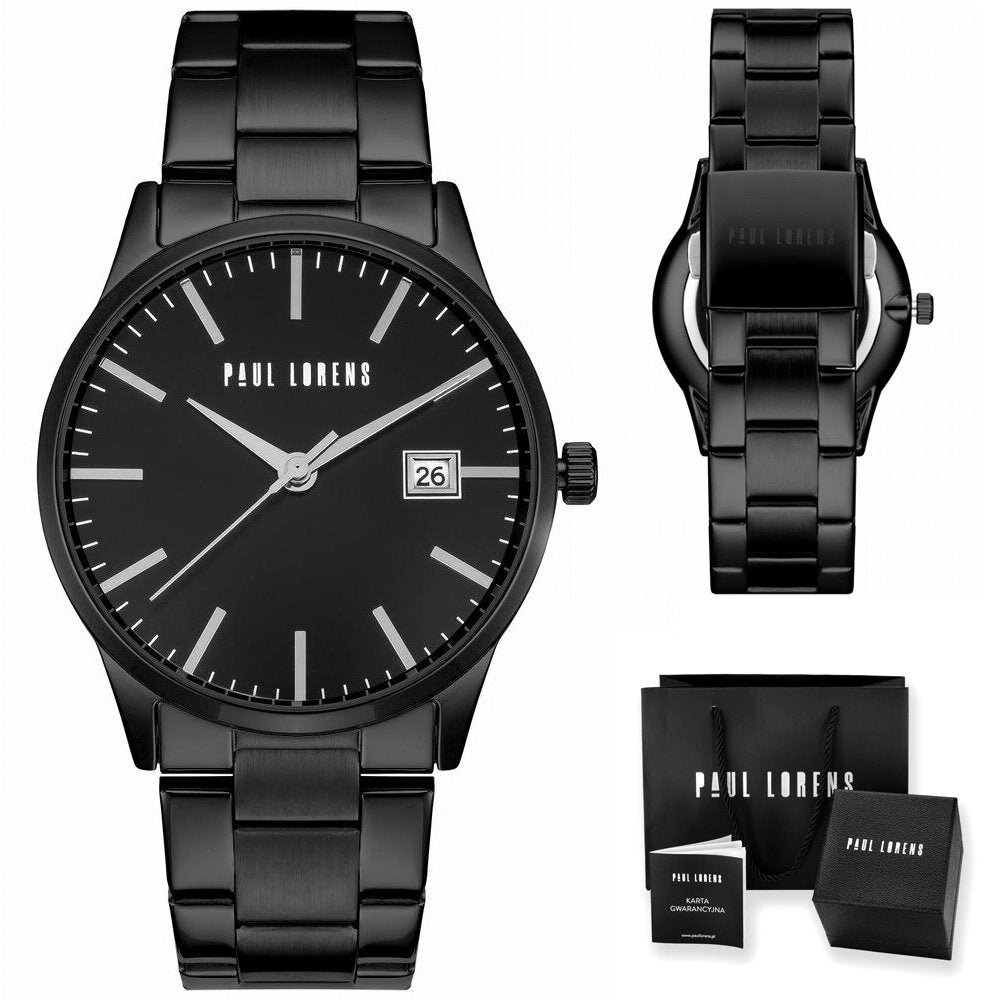 ZEGAREK MĘSKI PAUL LORENS - PL14573B-1A5  (zg367a) + BOX-8
