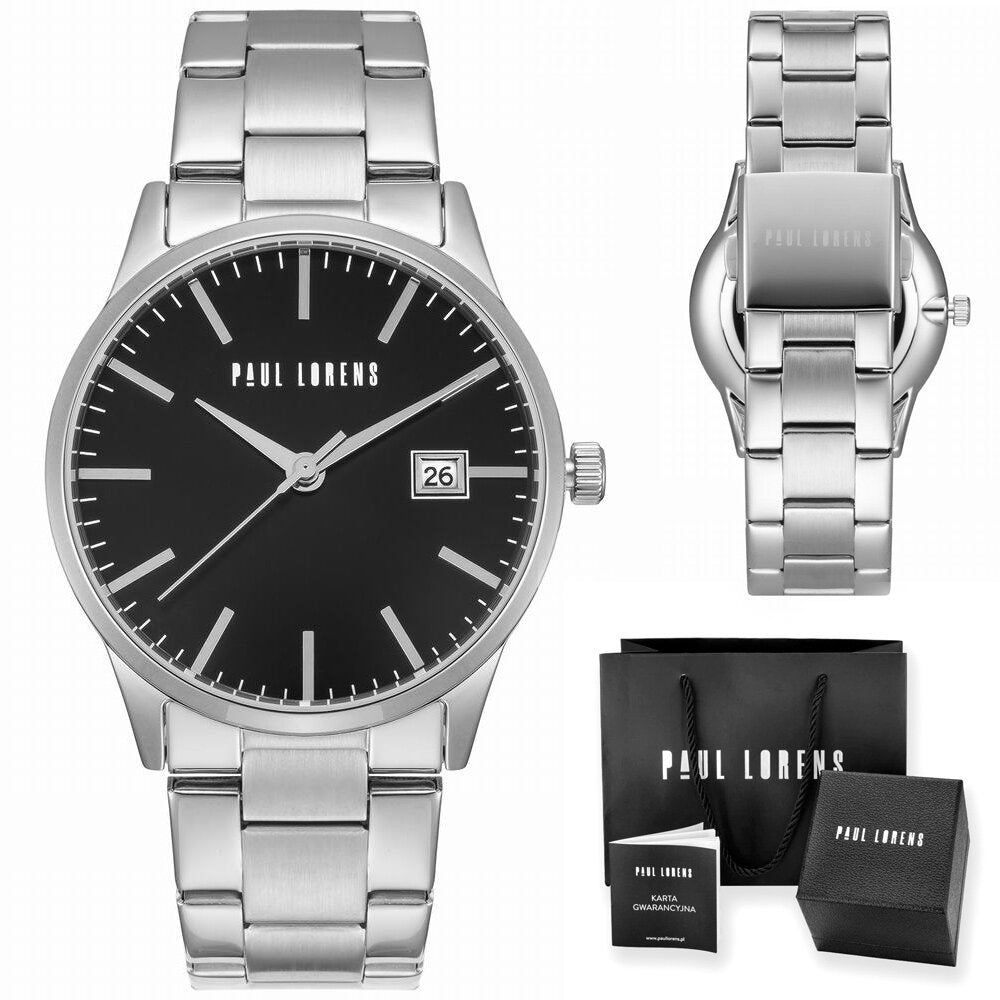 ZEGAREK MĘSKI PAUL LORENS - PL14573B-1C1 (zg367c) + BOX-8